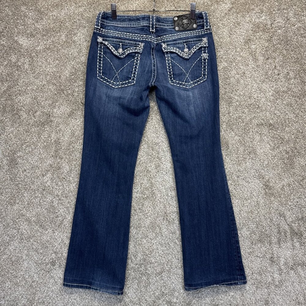 Miss Me Women's Boot Cut Jeans - Dark Blue